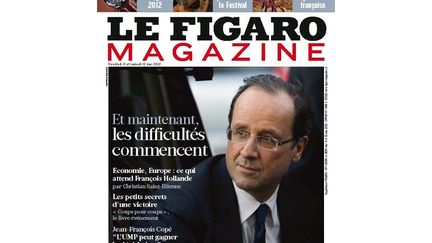 Une semaine seulement apr&egrave;s l'&eacute;lection, "Le Figaro Magazine" s'inqui&egrave;te d&eacute;j&agrave; de l'avenir de la France sous la pr&eacute;sidence de Fran&ccedil;ois Hollande. (LE FIGARO MAGAZINE)