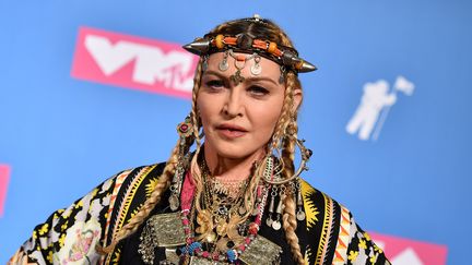 La chanteuse Madonna aux MTV Music Awards 2018, à New York, le 20 août 2018. (ANGELA WEISS / AFP)