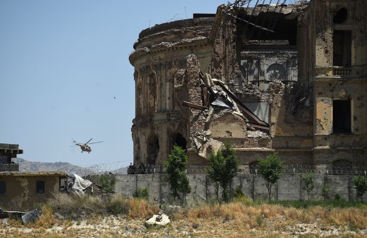 Le palais royal de Dar ul-Aman à Kaboul
 (WAKIL KOHSAR / AFP)