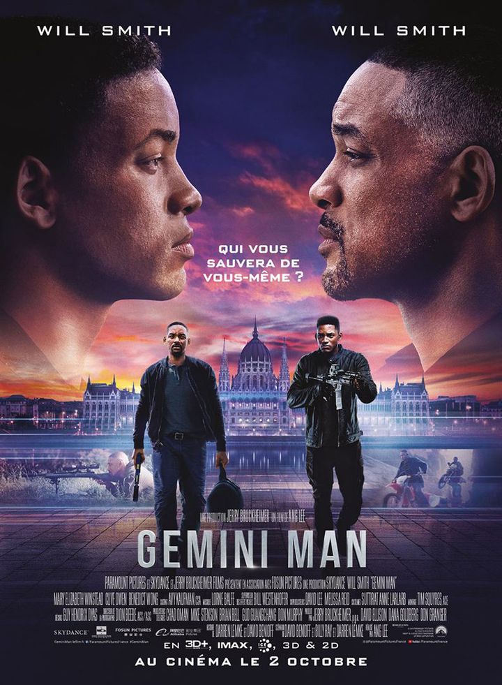 L'affiche de "Gemini Man" de Ang Lee (PARAMOUNT PICTURES FRANCE)