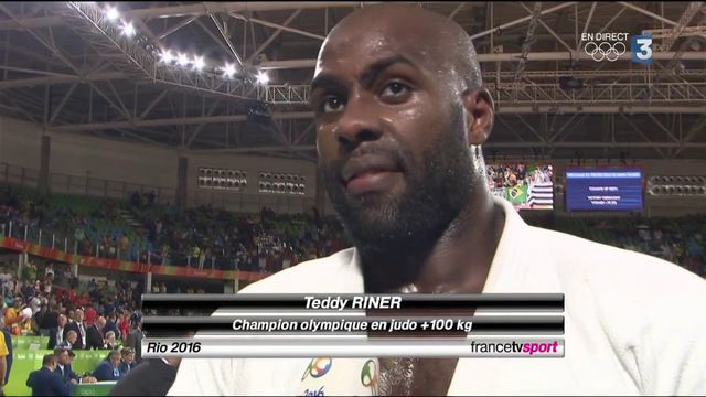 VIDEO. JO 2016/judo : Teddy Riner veut "profiter" après son deuxième titre olympique