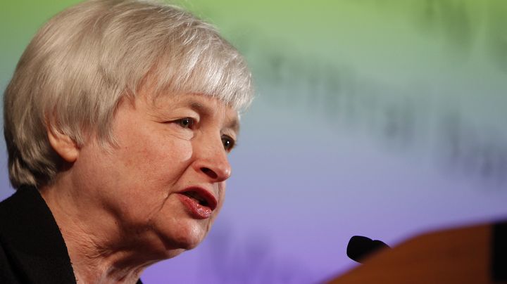 Janet Yellen, vice-pr&eacute;sidente du conseil des gouverneurs de la Fed, le 13 novembre 2012 &agrave; l'universit&eacute; de Berkeley, en Californie (Etats-Unis). (ROBERT GALBRAITH / REUTERS)