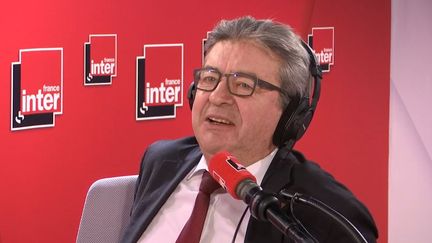 Jean-Luc Mélenchon était l'invité de France Inter mardi 24 décembre 2019. (CAPTURE D'ÉCRAN)