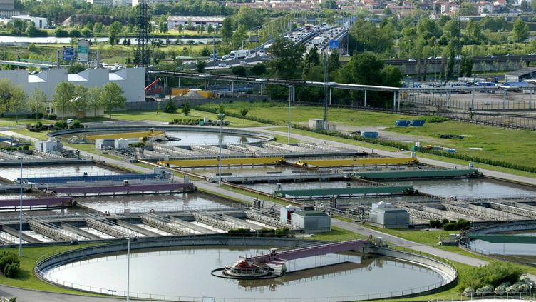 La station d'épuration du Grand Lyon à Saint-Fons (illustration). (LE PROGRES / MAXPPP)