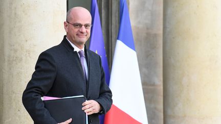 Jean-Michel Blanquer, le 24 janvier 2020, au palais de l'Elysée. (ALAIN JOCARD / AFP)