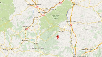 A Satillieu (Ardèche), des parents d'élèves sont opposés au retour d'un professeur de musique, suspendu quatre mois pour avoir adressé une gifle à un élève, en septembre 2015. (GOOGLE MAPS)