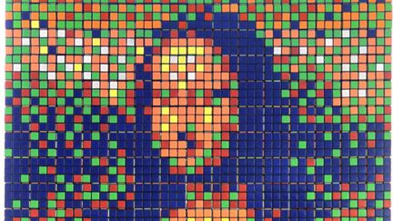 "Rubik Mona Lisa" du street artist Invader (2005) (REX/SIPA / REX)