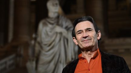 Le scénariste, écrivain, éditeur et specialiste de Tintin Benoît Peeters fait entrer la BD au Collège de France. (JOHN THYS / AFP)