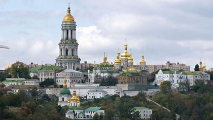 UKRAINE. De m&ecirc;me, l'imposant monas&egrave;re troglodytique de la Laure des grottes, &agrave; Kiev, est en partie r&eacute;serv&eacute; aux orthodoxes. (EFREM LUKATSKY / AP / SIPA)