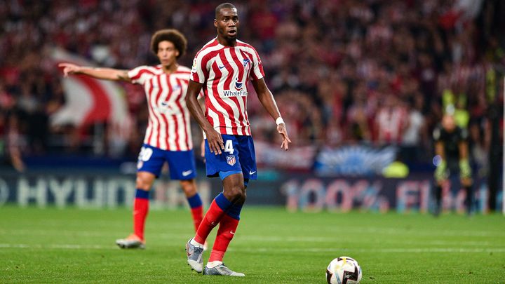 Avec l'Atlético de Madrid, où il a disputé 93 matchs toutes compétitions confondues en trois saisons, Geoffrey Kondogbia était un élément important de la rotation mise en place par Diego Simeone. (RUBEN DE LA FUENTE PEREZ / AFP)