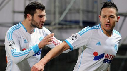 Les deux joueurs de l'OM, André-Pierre Gignac et Florian Thauvin