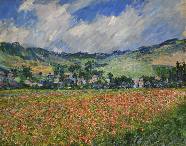 Claude Monet, "Champ de coquelicots, environ de Giverny", 1885 (© RMM Rouen Normandie / Musée des Beaux-Arts)