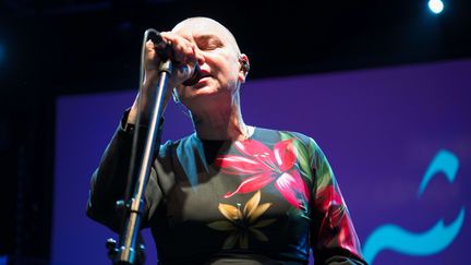 La chanteuse irlandaise Sinead O'Connor, le 17 janvier 2020, à Pordenone, en Italie. (DENIS ULLIANA / PACIFIC PRESS / SHUT / SIPA)