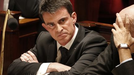 Le Premier ministre, Manuel Valls, le 10 f&eacute;vrier 2015, &agrave; l'Assembl&eacute;e nationale, &agrave; Paris. (CHARLES PLATIAU / REUTERS)