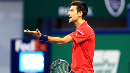 La colère de Novak Djokovic (FAN JUN / XINHUA)