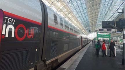 TGV en gare de Bordeaux Saint-Jean (illustration), le 10 septembre 2019.&nbsp; (OANNA FAVENNEC / FRANCE-BLEU GIRONDE)