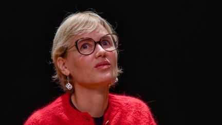 L'actrice Judith Godrèche, le 30 août 2024. (GUILLAUME SOUVANT / AFP)