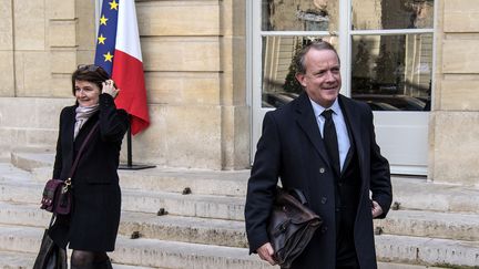 Jean-Eudes du Mesnil du Buisson, secrétaire général de la CPME, le 29 novembre 2018. (CHRISTOPHE ARCHAMBAULT / AFP)