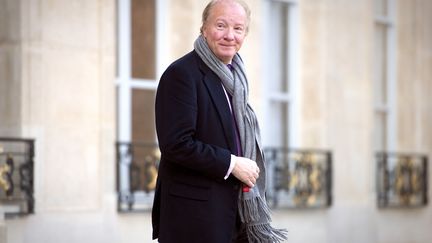 Brice Hortefeux, le 12 d&eacute;cembre 2011 &agrave; l'Elys&eacute;e. (LIONEL BONAVENTURE / AFP)