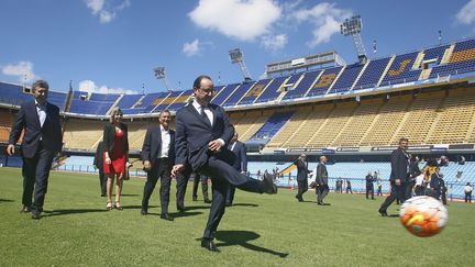 François Hollande, le 25 février 2016 à&nbsp;Buenos Aires (Argentine). (JAVIER GARCIA MARTINO / NA / AFP)