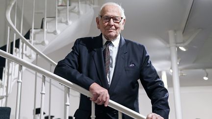 Pierre Cardin au musée Pierre Cardin à Paris, le 13 novembre 2014 (YOAN VALAT / EPA)