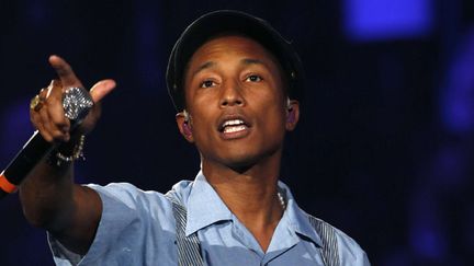 Pharrell Williams sur la scène des MTV European Music Awards, à Milan, le 25 octobre 2015
 (Bruno Luca / AP / Sipa)