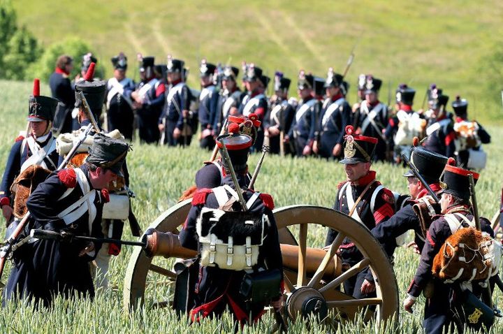 Reconstitution de la bataille de Montmirail (mai 2014)
 (FRANCOIS NASCIMBENI / AFP)