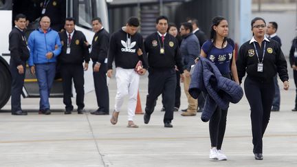 Des migrants vénézuéliens arrivent au Pérou, le 6 juin 2019. (PERU'S INTERIOR MINISTRY / AFP)