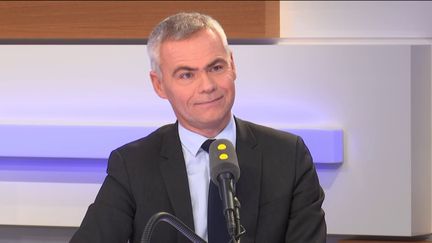 Christophe Bouillon, président de l’Association des petites villes de France, le 20 novembre 2018. (RADIO FRANCE / FRANCEINFO)