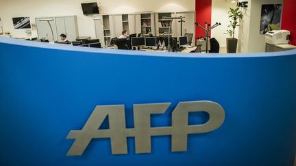 Le si&egrave;ge parisien de l'AFP. (FRED DUFOUR / AFP)