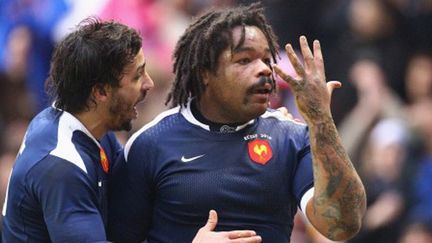 Mathieu Bastareaud et Clément Poitrenaud