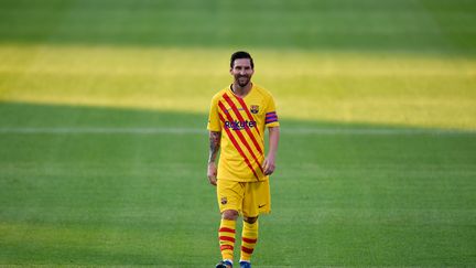 Lionel Messi de retour sous les couleurs de Barcelone (PAU BARRENA / AFP)