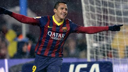 Le joueur du FC Barcelone, Alexis Sanchez