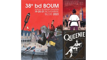 TOUT FEU, TOUT FEMME (POSY SIMMONDS, BD BOUM / LISA LUGRIN, DELCOURT / ELIZABETH COLOMBA, ANNE CARRIERE)