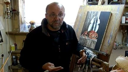 Le peintre Didier Marie Le Bihan
 (culturebox/france3)