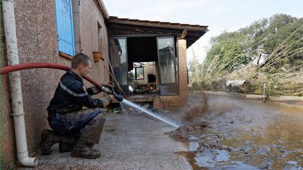 &nbsp; (Les Alpes-Maritimes, le Var et les Bouches-du-Rhône ont été placés en vigilance orange pour orages et inondations © MAXPPP)