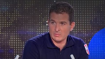 Éric Brocardi, porte-parole de la Fédération nationale des sapeurs-pompiers de France, le 4 juin 2021 sur franceinfo. (FRANCEINFO / RADIO FRANCE)