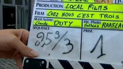 Tournage du film &quot;Chez nous c&#039;est trois&quot; de Claude Duty
 (France3/Culturebox)