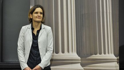 Esther Duflo à Cambridge (États-Unis), le 14 octobre 2019. (JOSEPH PREZIOSO / AFP)