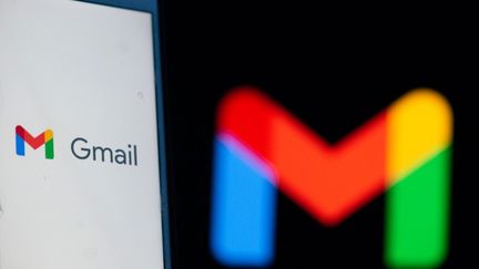 Le logo de l'application Gmail, boîte mail du géant Google, en octobre 2020. (LORENZO DI COLA / NURPHOTO / AFP)