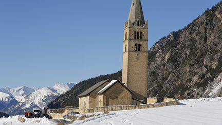 Six personnes sont mortes dans une avalanche &agrave; Ceillac (Hautes-Alpes), le 25 janvier 2015. (MAXPPP)