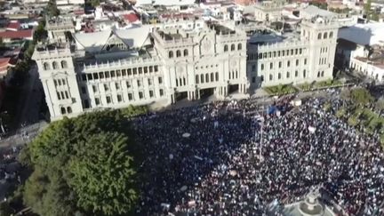 Manifestation au Guatemala (FRANCEINFO)