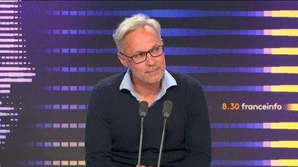 Iannis Roder, directeur de l’observatoire de l’éducation de la Fondation Jean Jaurès était l'invité du "8h30 franceinfo", lundi 4 novembre 2024 (FRANCEINFO / RADIO FRANCE)