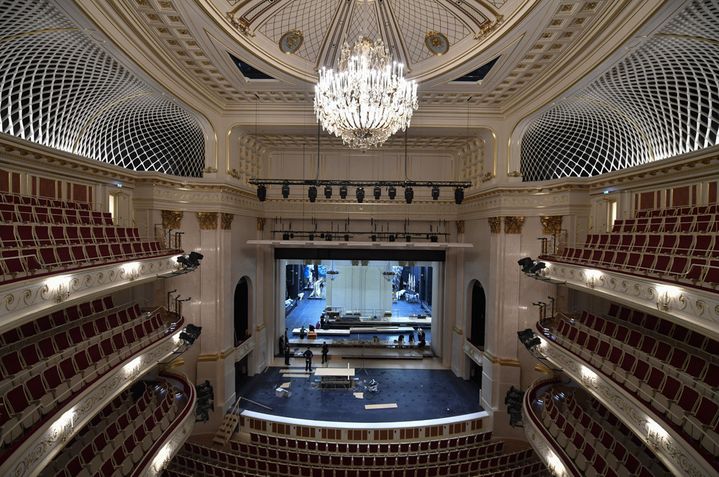 La salle principale de Staatsoper de Berlin (1er octobre 2017)
 (John MacDougall / AFP)