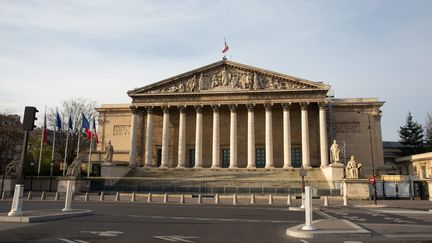 Photo de l'Assemblée nationale, le 7 avril 2020. (LP/MATTHIEU DE MARTIGNAC / MAXPPP)