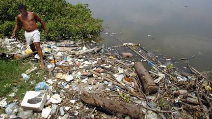 Image de Guanabara, baie du littoral brésilien de l'Etat de Rio de Janeiro, en 2005. (AFP - Vanderlei Almeida)