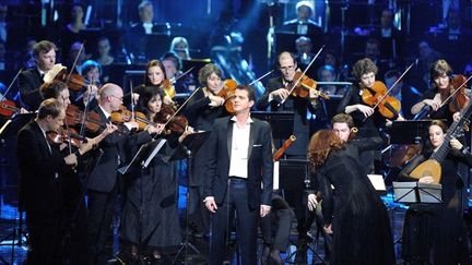 Le Concert d&#039;Astrée, le contre-ténor Philippe Jaroussky et Emmanuelle Haïm (de dos) aux Victoires classiques (20/02/2012)
 (Sipa / Sadaka Edmond)