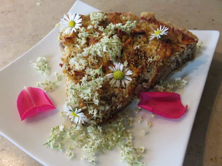 Tarte aux pommes à la fleur de sureau (LES GOURMANDISES BIO)