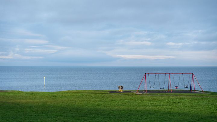 A Bangor (Irlande du Nord), la baie de Ballyholme est un endroit protégé, étonnament pas aussi touristique qu'il pourrait l'être. (FRANCK BALLANGER / RADIO FRANCE)