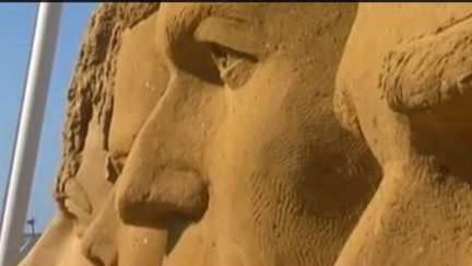 Le Touquet : des célébrités en sable exposées sur la plage